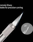 20PCS Craft Knife Blades, SK5 Carbon Steel
