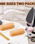 2 Pcs Beech Wood Tailors Clapper Wooden Clapper Sewing Tool Steam Iron Tailor Wooden Clapper for Sewing Quilting Ironing (7 Inch)