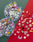 Not for Croc,100Pcs Slime Charms,Plastic Flatback Charms and Containers Mixed Candy Cake Sweets Resin Cabochons for DIY Crafts, Scrapbooking, Jewelry Making(Mix)