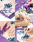 Rotary Cutter Set,Sewing Quilting Supplies,45Mm Fabric Cutters,A3 Cutting Mat for Sewing,Acrylic Rulers,Scissors,Exacto Knife,Clips,Beginners Sewing Accessories,Fabric Cutter Kit