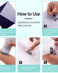 Tattoo Transfer Paper,Tattoo Stencil Transfer Paper for Tattooing, 28 Sheets