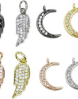 A-Z Metal Letter Charms for Jewelry Making, 200Pcs/104Pcs, Capital Alphabet Initial Charms