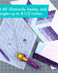 60 Degree Diamond Ruler - CGR60DIA