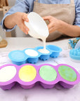 Silicone Massage Bar Soap Molds, 2 Pack 3D Hair Comb Ice Mold, Hair Brush Silicone Soap Molds for Soap Making, DIY Unique Hair Masks Salon Spa Scalp Massager