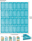 Domino Resin Molds, Domino Molds for Resin Casting, Professional Dominos Molds for Epoxy Resin, Domino Molds Set 28 Cavities, Sturdy Silicone Molds for Domino DIY Pendant Cake Jewelry Making