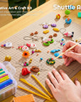 Oven-Bake Modeling Clay Kit - 50 Colors with 19 Tools, 10 Accessories - Non-Toxic, Non-Sticky - Ideal DIY Art Craft Gift for Kids & Adults