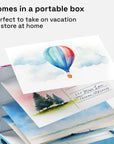 30 Watercolor Postcards 4X6 Inches - Heavyweight Paper Cards 140Lb (300Gsm) - Blank Postcards for Mailing, DIY Thank You Card, Greetings Cards, Christmas, Invitations, Birthday and More