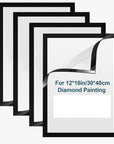 Diamond Painting Frames 12X16In/30X40Cm, Magnetic Diamond Art Frame Self-Adhesive (4 Pack)