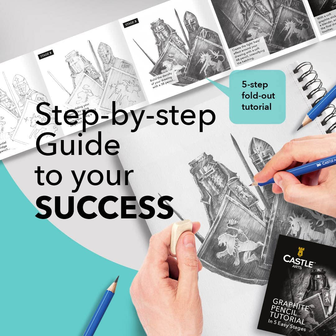 Premium Sketch Book 9In X 12In | Double Sketch Pad Pack | 200 Sheets of Quality 90Gsm Paper | for Adult Artists and Learners | Spiral Bound for Versatility