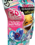 3D Sticker Maker Kit for Girls and Boys, DIY Arts and Crafts Fun for Ages 6+, Creative Toy Gift Set Includes 50+ Custom Refills- Safari Party Pack | ILY Undersea Adventure