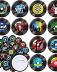 48 Pieces 50S Party Favors 50S Buttons Pins 1950'S Theme Party Decorations Accessories for Backpacks Jean Jackets 12 Styles
