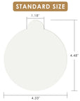 30 Pack 4.3” Replacement Glue Boards for Katchy, Indoor Glue Boards Refill Sticky Cards Compatible with Katchy, for Fenun and Other Models (White)