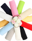 12PCS Solid Color Knitted Polar Fleece Fabric | 20''X40'' | anti Pill Fabric Patchwork Polyester Plush Fleece Cloth for Sewing, Toys, Throw Blankets, PJ Pants, Booties, Eye Mask