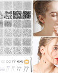 Hypoallergenic Earring Making Kit,  3080Pcs Earring Supplies Kit Includes Earring Hooks, Earring Backs, Jump Rings, Eye Pins, Earring Posts and Tools for Earring Making and Repairing