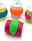 100 Pack Thread Spool Savers, Spool Huggers Thread Holder Organizer for Sewing Machine and Embroidery Machine, Prevent Thread Tails from Unwinding, No Loose Ends or Thread Tails