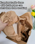 Brown Wrapping Paper Sheets Kraft Paper Wrapping Packing,Moving, Art & Craft,Craft Paper Sheet Brown Paper for Bulletin Board Poster Packing Paper