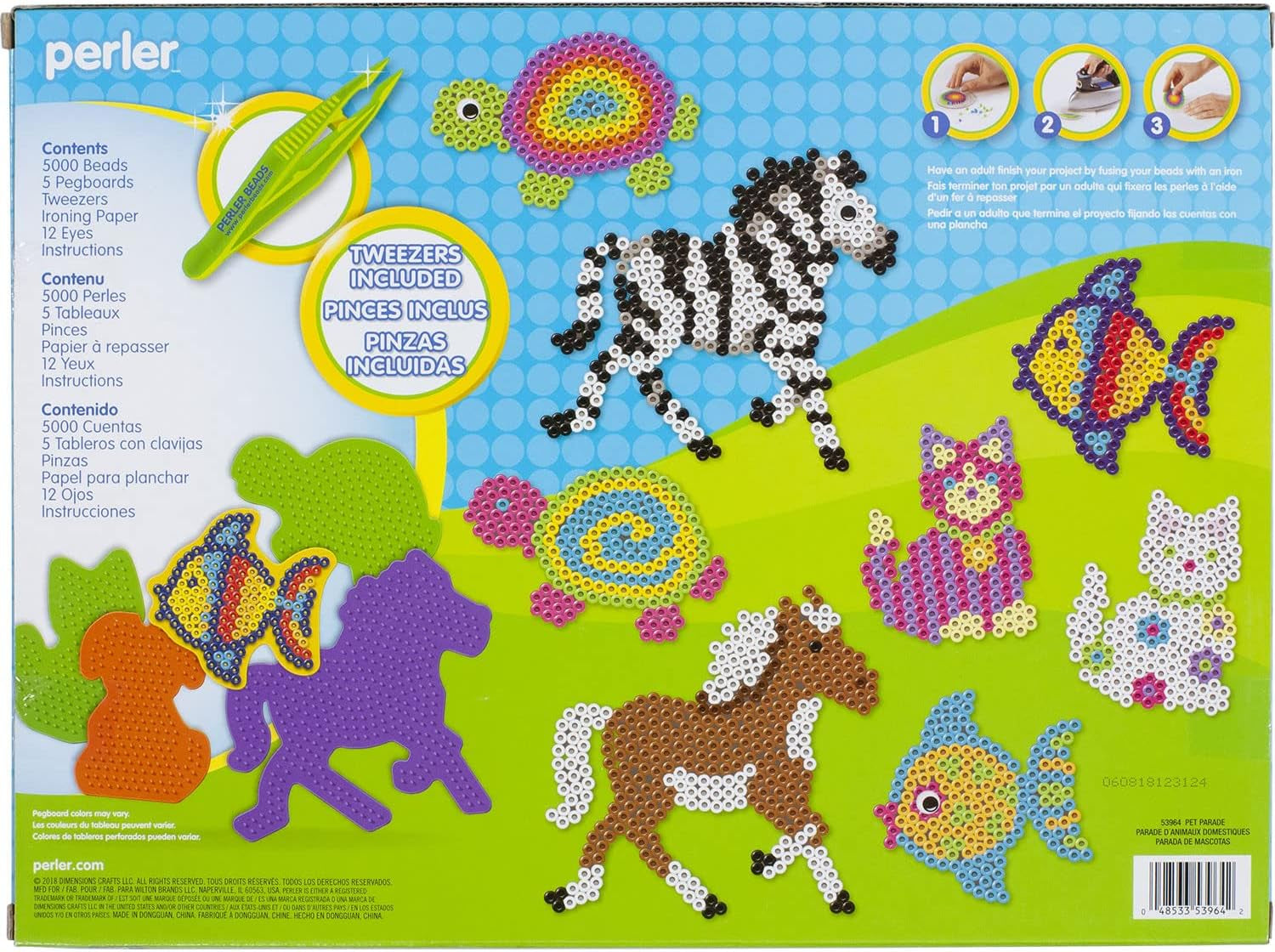 Pet Parade Deluxe Fuse Bead Craft Activity Kit, 5020 Pcs