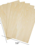 Unfinished Basswood Sheets, Basswood Plywood Sheets for Crafts, 2Mm Basswood Sheet, 10 PCS