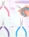 Jewelry Pliers Set - Needle Nose, round Nose and Wire Cutters for Jewelry Making, Repair and Crafts