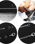 36 Feet Silver Stainless Steel Link Cable Chain with 20 Lobster Clasps and 30 Jump Rings for Men Women Jewelry Chain DIY Making, 2.0Mm