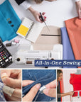 Sewing Kit,Sewing Bag Set, Portable Sewing Kit - DIY Supplies with Accessories, Ideal for Adults, Beginners, Travelers and More. Includes Black Handbag.