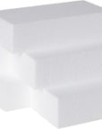 6 Pack Foam Blocks for Crafts - Polystyrene Brick Rectangles for Art Sculpting, Flower Arrangements, DIY, Packing (8 X 4 X 2 In)