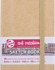 Royal Talens T9314-313M 441866 Talens Art Creation Sketchbook, Drawing Notebook, 8.3 X 11.8 Inches (21 X 30 Cm), Coral Red