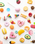 Slime Charms Food Cute Set - Mixed Lot Assorted Food Resin Flatback Cute Sets for DIY Crafts Making,Decorations,Scrapbooking,Embellishments,Hair Clip 25Pcs