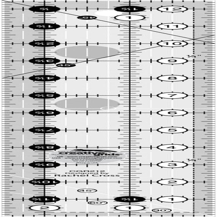 Quilt Ruler 2-1/2In X 12-1/2In - CGR212