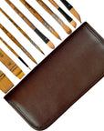 1610 Professional Watercolor Paint Brushes, 10PCS Variety Brushes for Beginners and Professionals Including Pointed Rounds, Flats, Dagger, for Watercolors,Acrylics,Inks,Gouache,Oil and Tempera