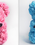 Valentine's Day Gift Rose Bear Eternal Flower Rose Teddy Bear PE Foam Bear 25cm Valentines Day