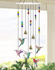 Diamond Painting Kits, Hummingbird Diamond Art Wind Chimes, Diamond Art Kits for Adults, Diamond Painting Crafts for Garden Decor