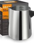 Candle Making Pouring Pot, 1500 ML/50 OZ Candle Pouring Pitcher, 304 Stainless Steel Candle Making Pitcher with Heat-Resistant Handle and Dripless Pouring Spout Design