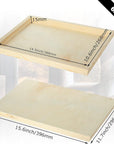 6PCS Wood Panels for Painting, 12 X 16 Inch Craft Wood Canvas Panel Boards, Unfinished Cradled Wood Panels for Arts & Crafts, Wooden Painting Pouring Panel Board