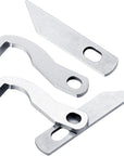 4 Pieces Serger Blade Sewing Machine Blades Serger Knife Overlock Blade Household Overlocker Knife Set Compatible with Brother 925D 929D 935D 1034D Upper and Lower Knife X77683001 XB0563001