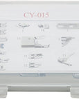 Universal 15 Piece Sewing Machine Presser Walking Feet Kit - OEM Suitable for Babylock Janome Brother New Home Singer Kenmore Simplicity Toyota Necchi