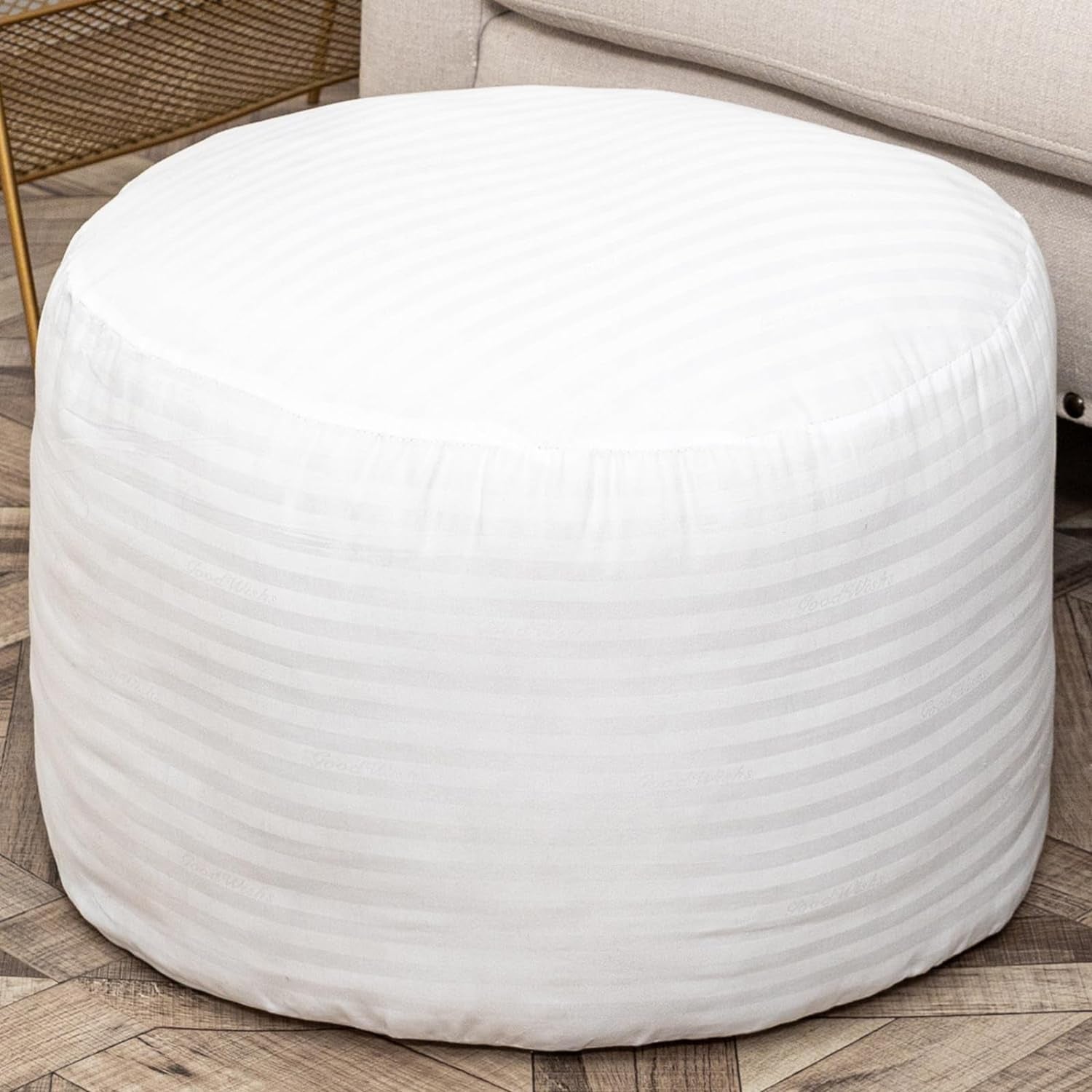Ottoman Pouf Filler, Foot Stool Filler, 20X12 Inches Floor Pouf Filler, Pouf Ottoman Stuffing,Pouf Insert,Pouf Ottoman Filler,Round Ottoman Seat Filling, Floor Bean Bag Chair Stuffing (Pouf Filler)