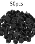 50Pcs PVC Rubber Pin Backs, Pin Safety Backs for Brooch Tie Hat Badge Insignia, Rubber Lapel Pin Backs for Replacement Uniform Badge (50PCS)