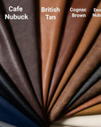 Cognac British Tan Faux Vegan (Peta Approved) Leather Synthetic Pleather 0.9 Mm 1 Yard Cut (36 Inch X 54 Inch) Smooth Upholstery (Cognac) ™