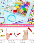 Flat Clay Beads Bracelet Making Kit Jewelry Making Kit for Beginner, 6Mm Flat Polymer Heishi Beads Letter Bead Friendship Bracelet Beads DIY Arts and Crafts Kit, Gifts Toys for Girls Age 6-12 (3000+)