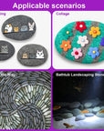 Rocks for Painting 20 Pcs 2.2-3.2” River Rocks for Paint Rock Natural Flat & Smooth Stones for Painting for Kids & Adult Craft Gift