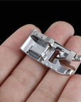 Stitch in Ditch Foot/Edge Joining Foot Sewing Machine Presser Foot - Fits All Low Shank Snap-On Singer, Brother, Babylock, Janome, Kenmore, White, Juki, New Home, Simplicity, Elna Etc.