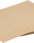 48-Pack Kraft Paper Sheets for Wedding, Brown Cardstock for Party Invitations, Announcements, Drawing, DIY Projects, Arts and Crafts, Letter Size, 120Gsm (8.5 X 11 Inches)