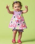 Mccall Pattern Company M6912 Infants Reversible Top Dresses Bloomers and Pants, Size YA5