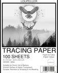 Tracing Paper for Drawing 9”X12" - 100 Sheets of Tracing Paper Pad, 50Gsm Artistic Tracing Paper for Kids, Transparent Paper for Trace Images, Sketch, Drawing by