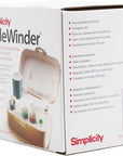 388175A Sidewinder Portable Automatic Bobbin Winder Machine, 120 Voltage, White