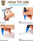 Acrylic Paint Pens for Rock Painting,Set of 18 Extra Fine Point Non-Toxic Acrylic Paint Pen Paint Markers for Stone,Ceramic,Glass,Wood,Canvas,Fabrics DIY Crafts