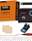 Wood Burning Kit, Wood Burning Tool, Adjustable Temperature Pyrography Pen Kit, Professional Wood Burner Tool Kit for Adults and Beginners Christmas Gift, Single Pen, Use Voltage 110V