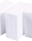 12 Pack Foam Blocks for Crafts, Polystyrene Brick Rectangles for Floral Arrangements, Art Supplies, Holiday Decor (4 X 4 X 2 In, White)