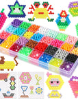 Non-Iron Fuse Beads Kit 3220 Pcs Beads in 32 Colors Unlimited Creativity Starter Kit
